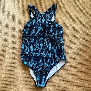 Ikat Print One Piece Swimsuit - NEVER WORN